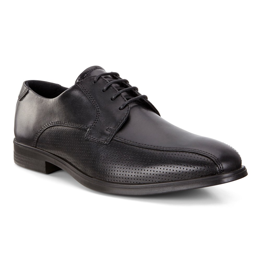 ECCO Mens Dress Shoes Black - Melbourne - EJV-948367